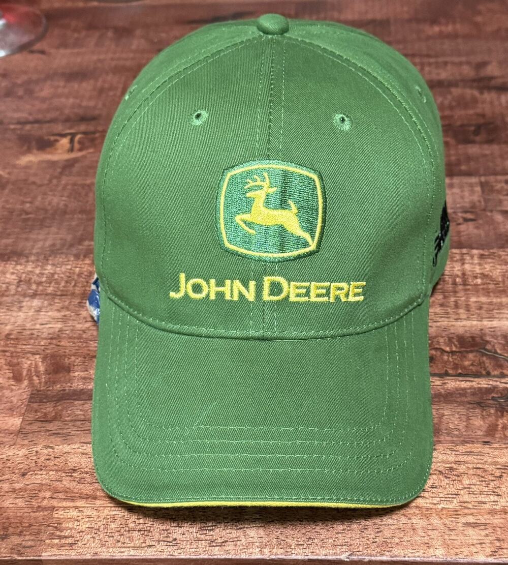 John Deere Equipment Co Owner's Edition Hat Cap Adjustable Buckle Green Tractor